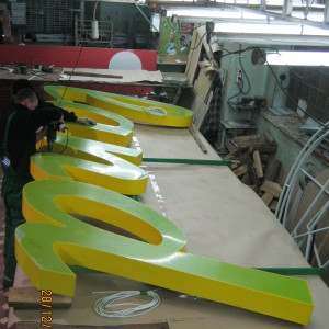 acrylic sign